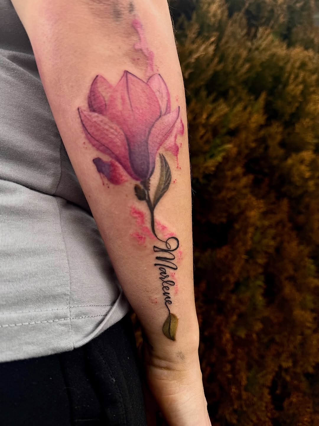 Tattoo by @nannytattoo — fine_line, lettering_script