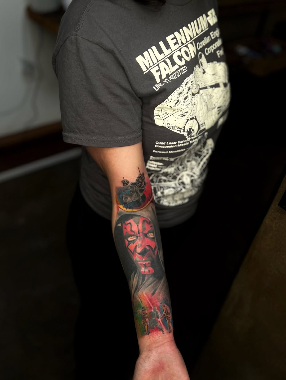 Tattoo by @godlikeadog โ realism, black_and_grey
