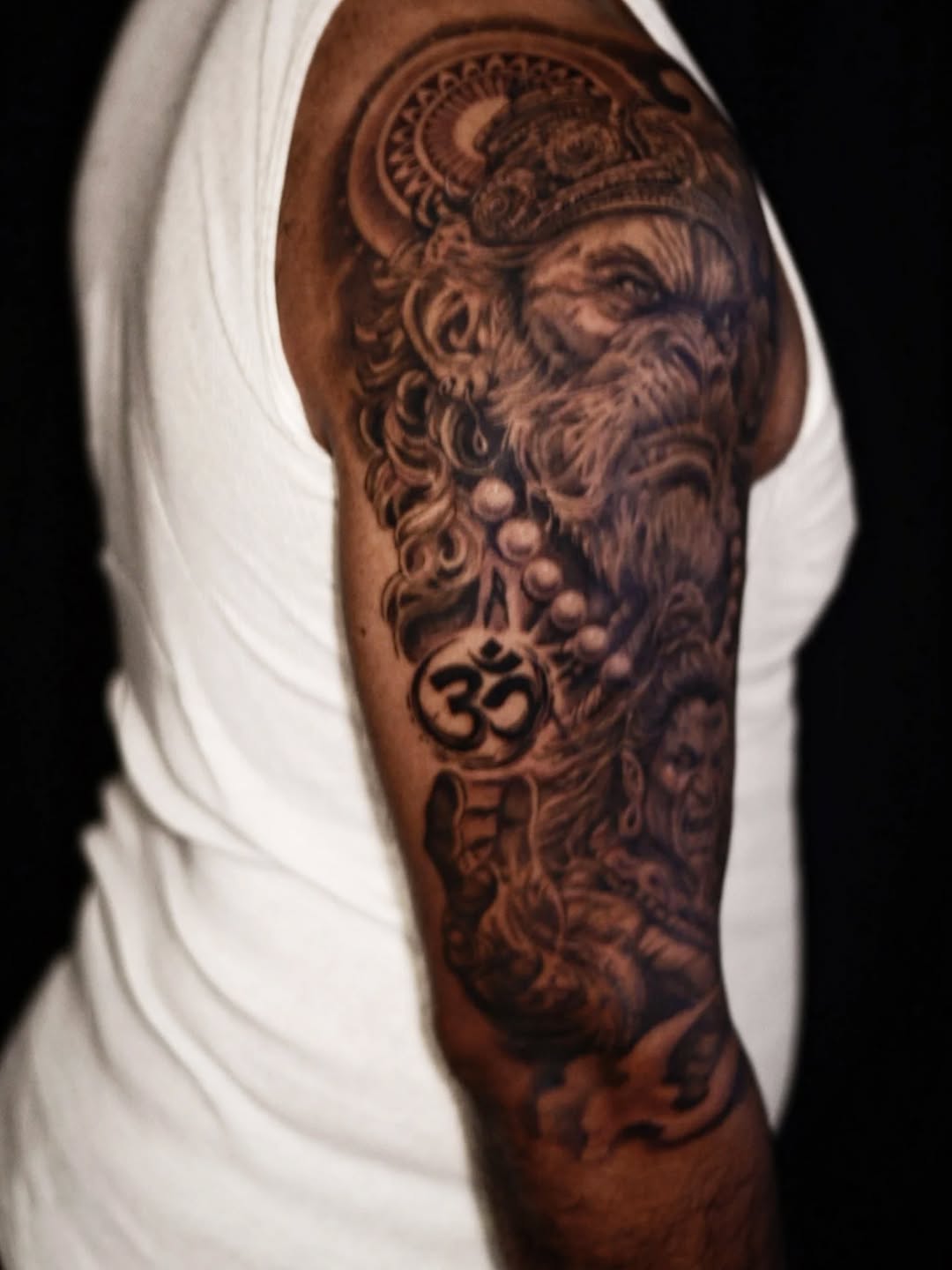 Tattoo by @artofsteve โ realism, black_and_grey