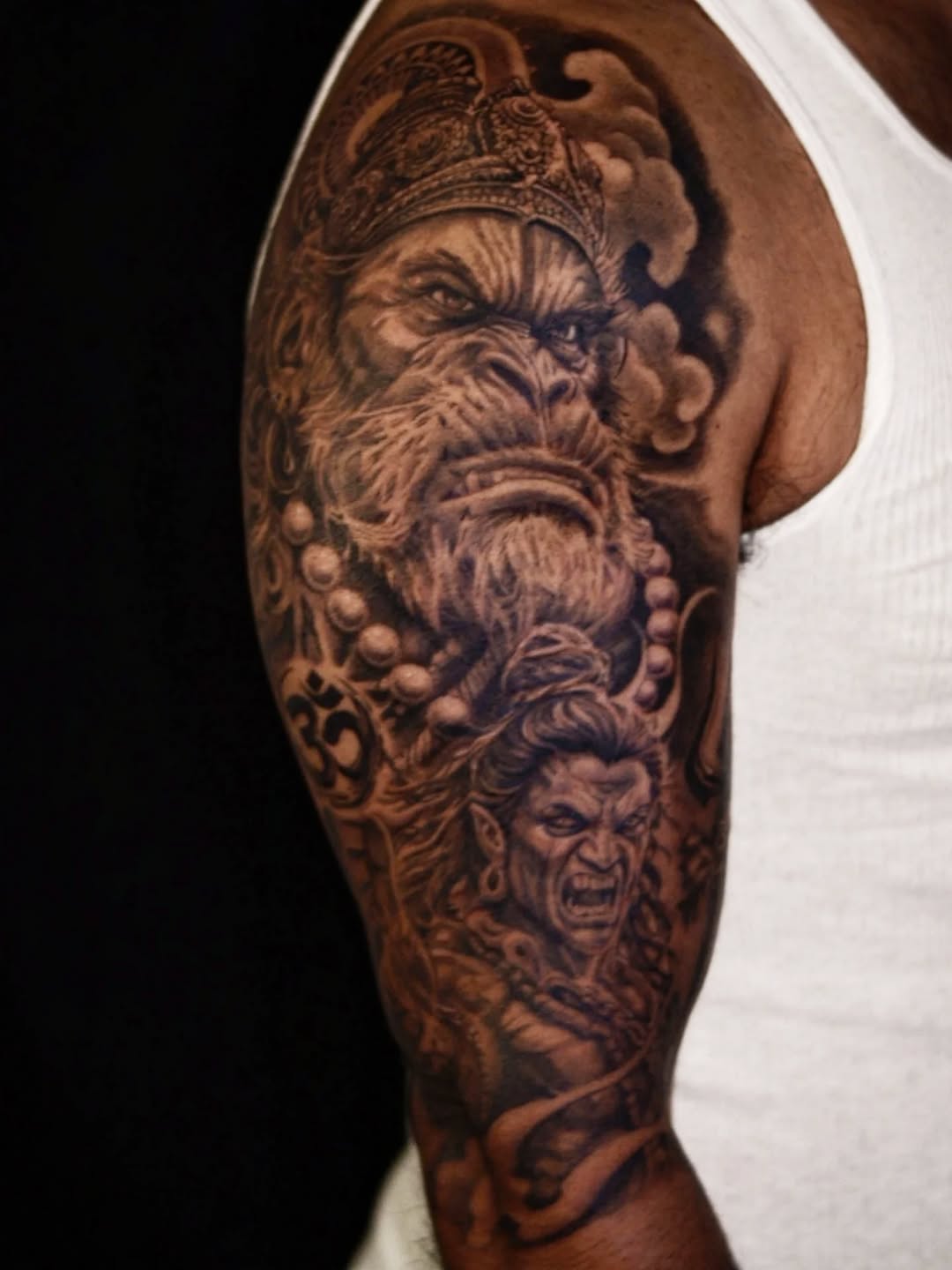 Tattoo by @artofsteve โ realism, black_and_grey