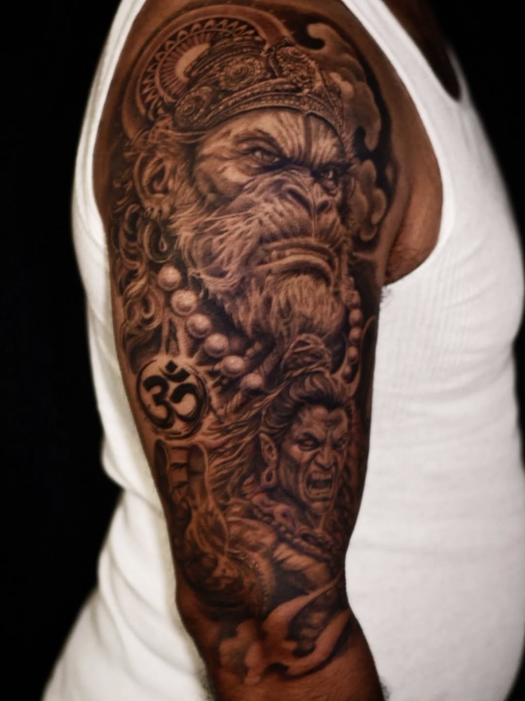 Tattoo by @artofsteve โ realism, black_and_grey
