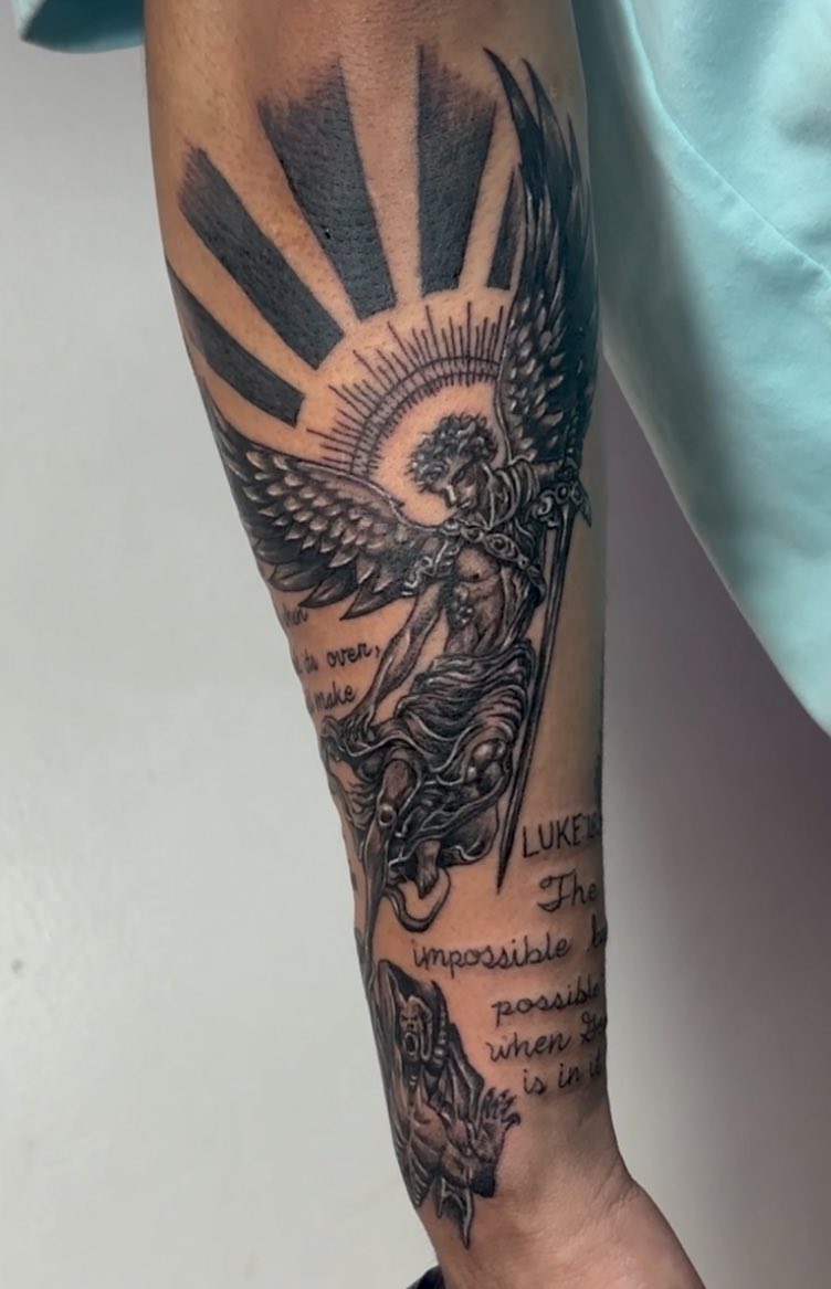 Tattoo by @gerd_villa — black_and_grey, realism