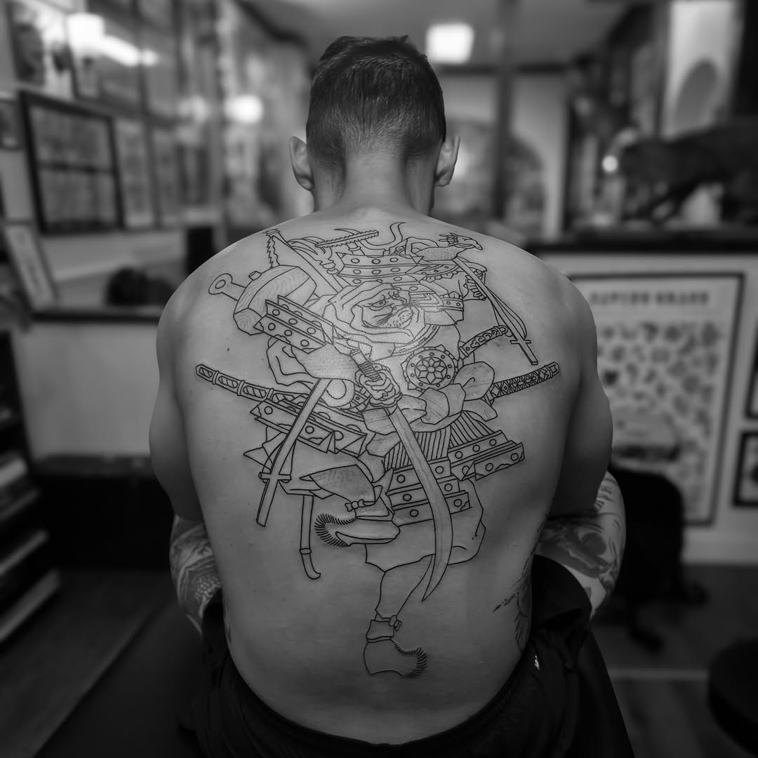 Tattoo by @emile_erikoff — japanese_irezumi, blackwork