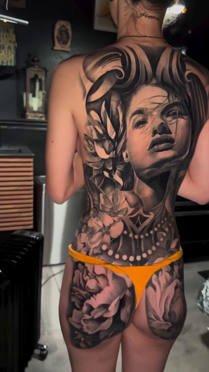 Tattoo by @art.by.saro โ realism, black_and_grey