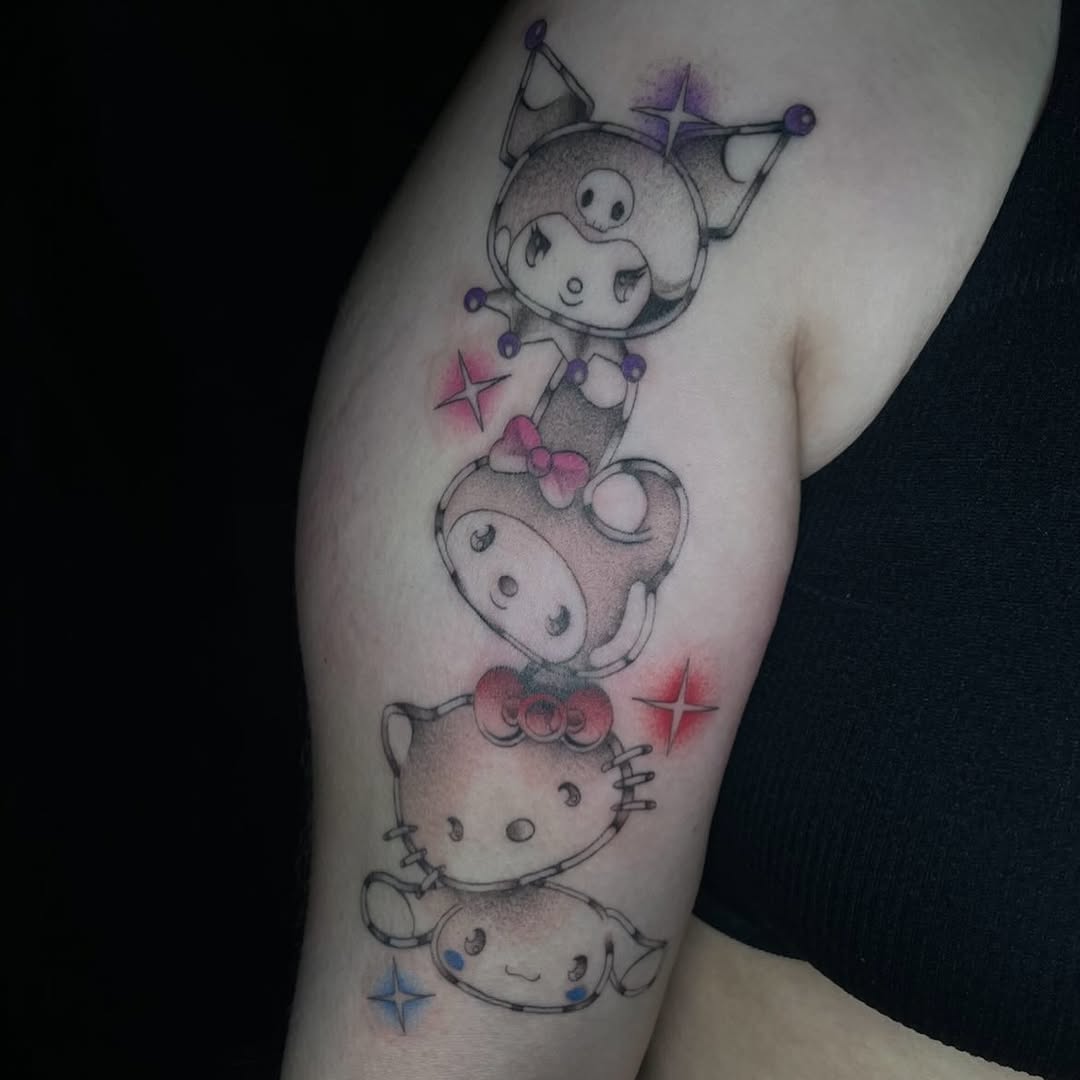 Tattoo by @inkanimalsart — anime, new_school