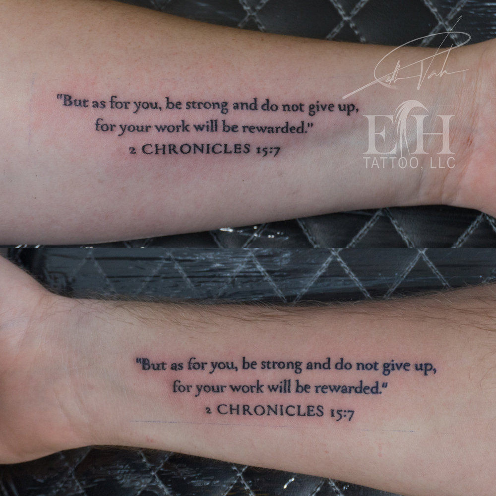 Tattoo by @donaldvoelker — lettering_script, fine_line