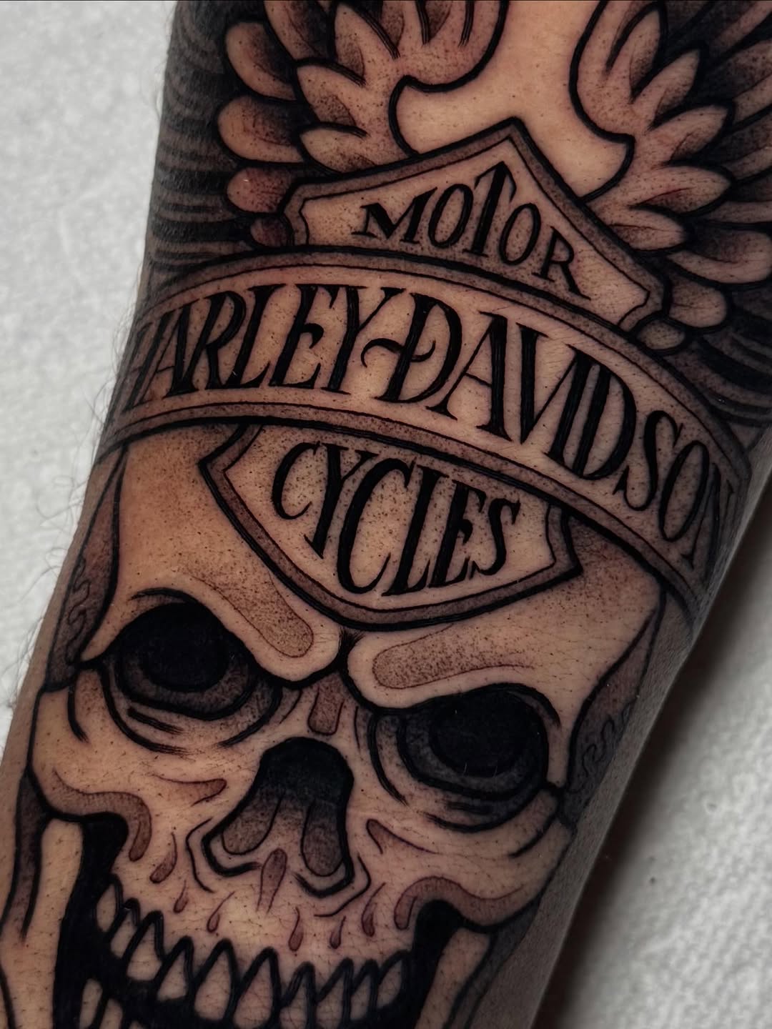 Tattoo by @artistbell — black_and_grey, illustrative