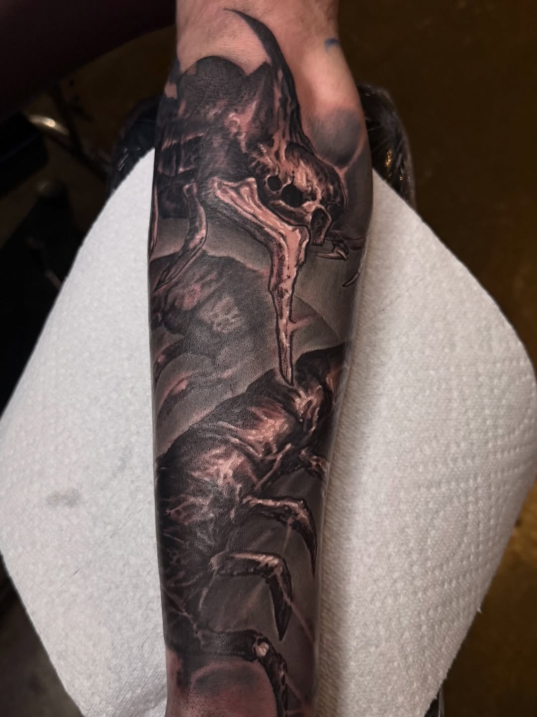 Tattoo by @mileshaysmith_ttt — dark_realism