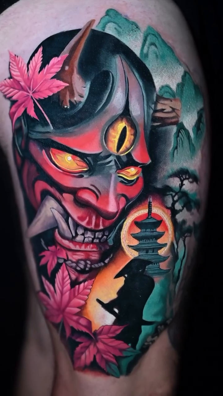 Tattoo by @hawkjackson — japanese_irezumi, realism