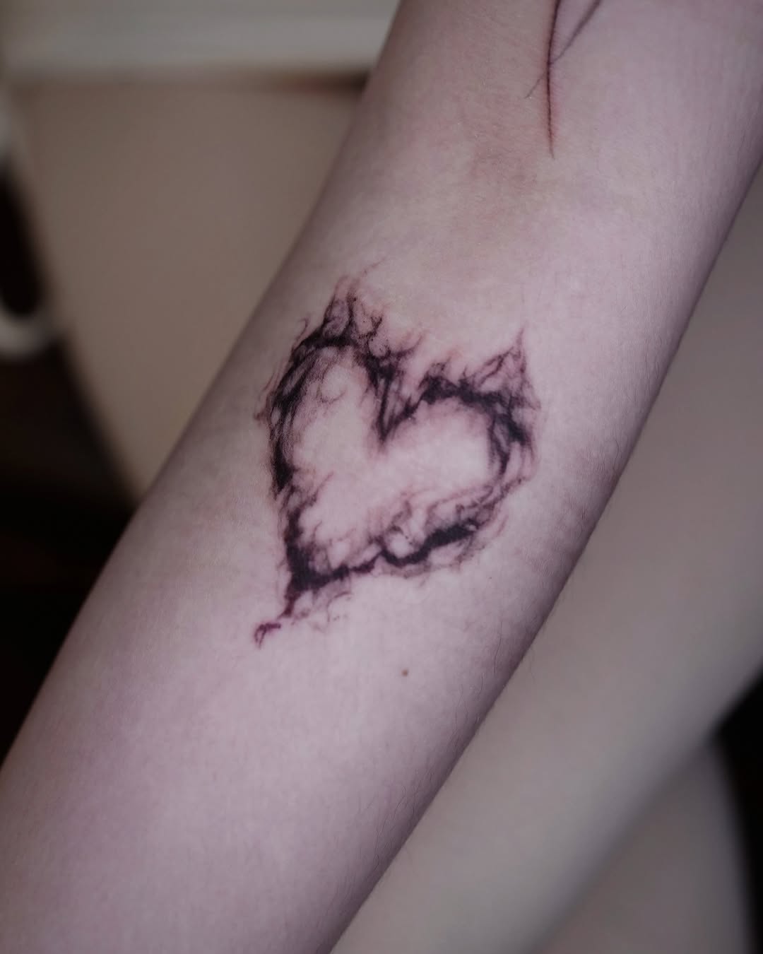 Tattoo by @ashencoil — blackwork