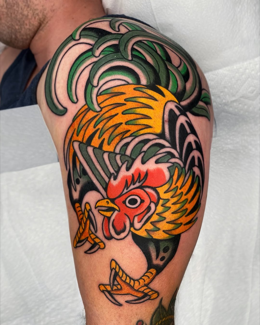 Tattoo by @wes_art_ — american_traditional, illustrative