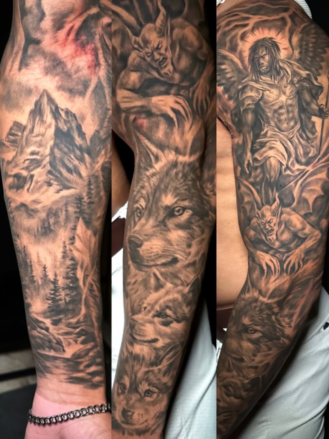 Tattoo by @comfychrisf — realism, dark_realism