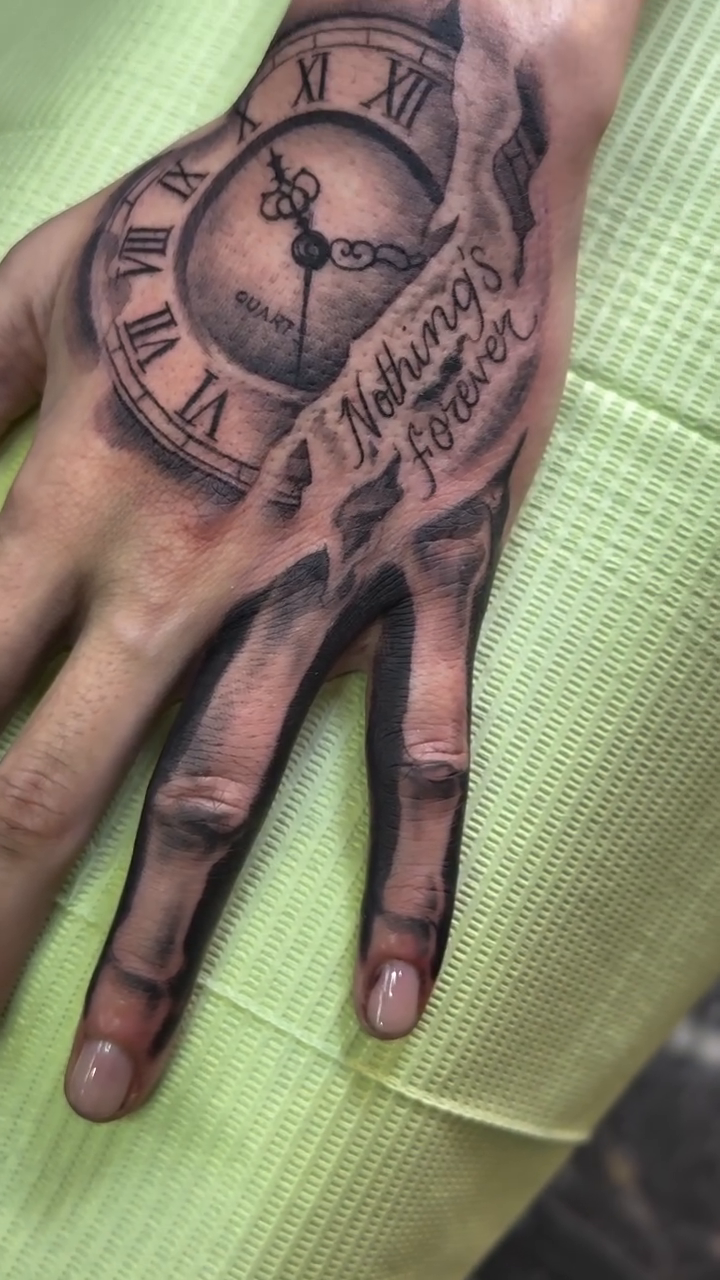 Tattoo by @timmy_vandroff — black_and_grey, realism