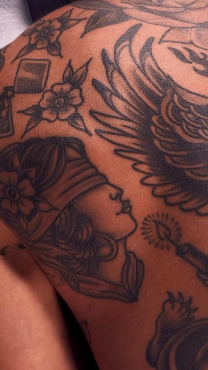 Tattoo by @thebrianpayne — black_and_grey, realism