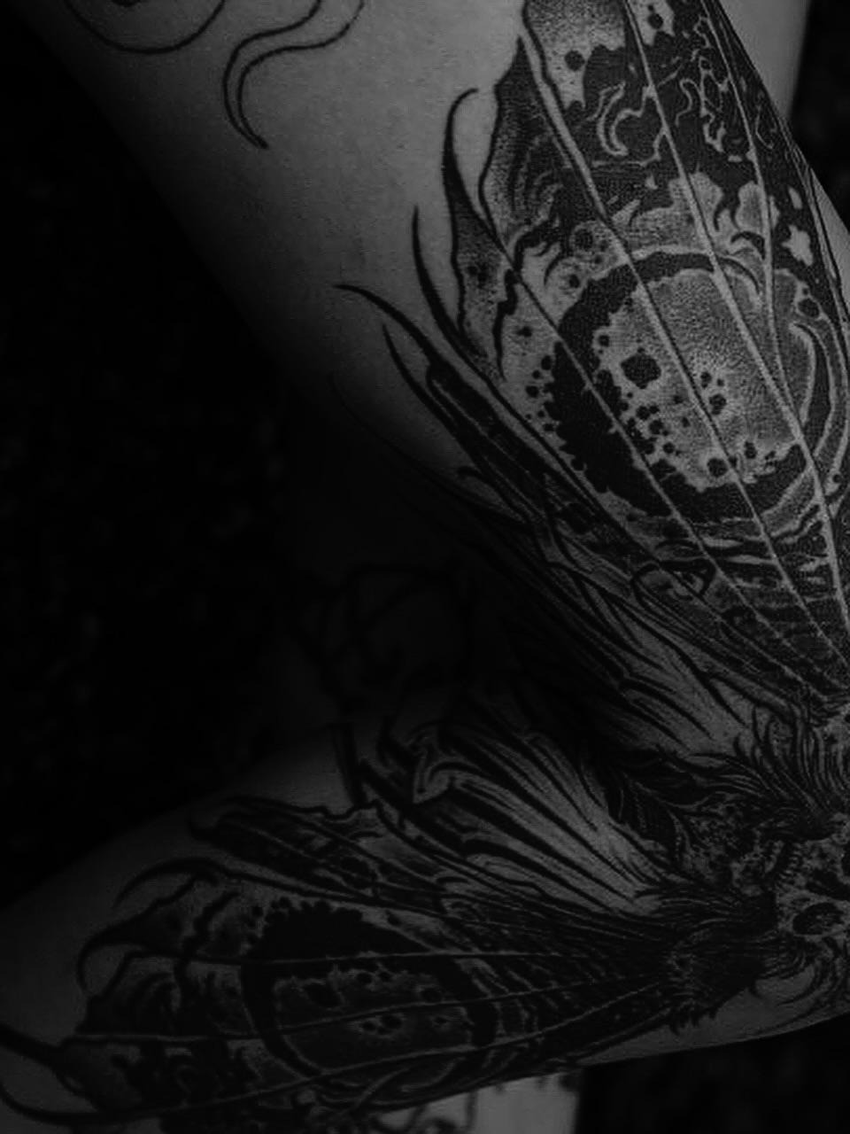 Tattoo by @rks.ink β blackwork, illustrative