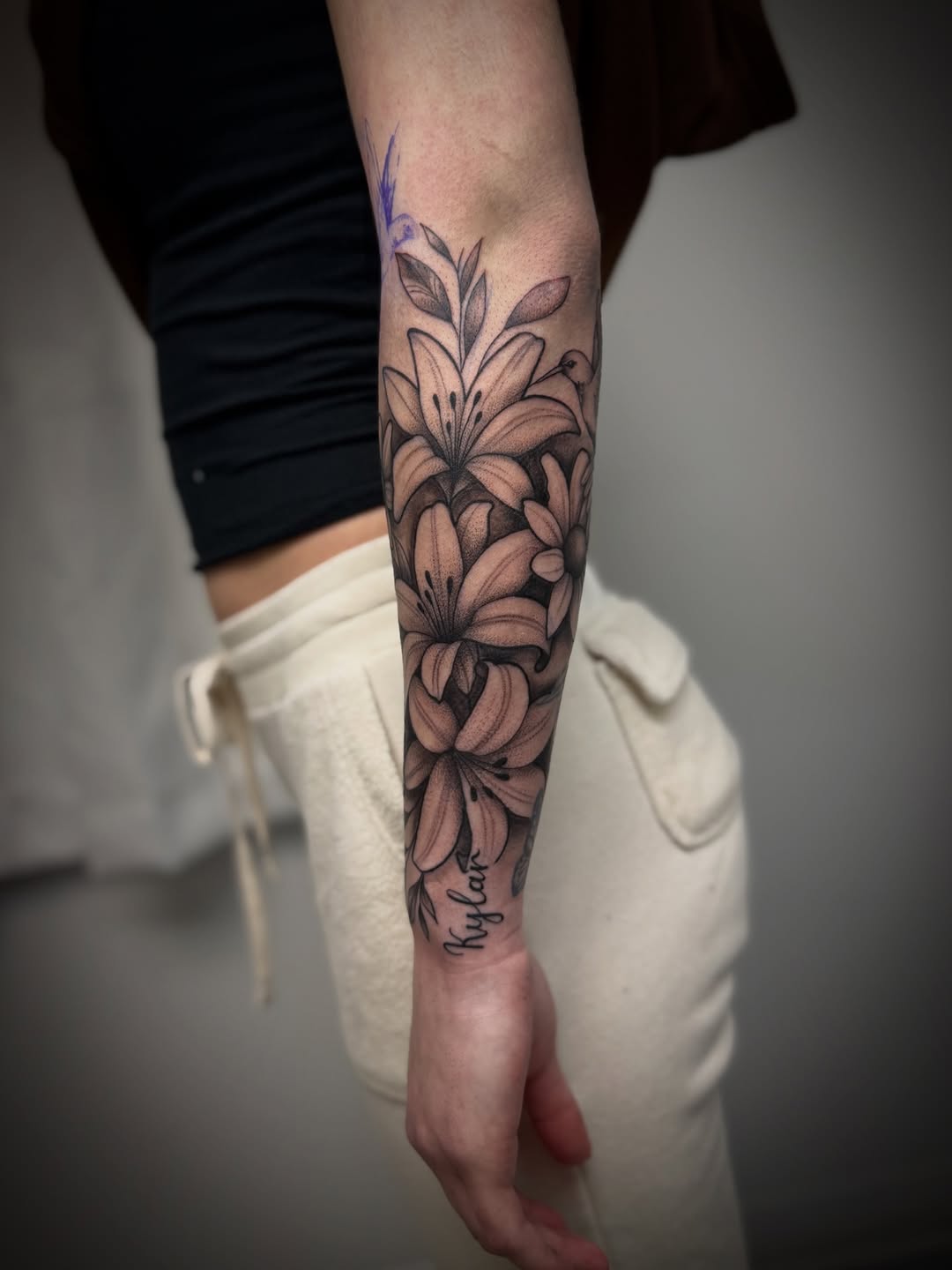 Tattoo by @llanotattooart — black_and_grey, fine_line