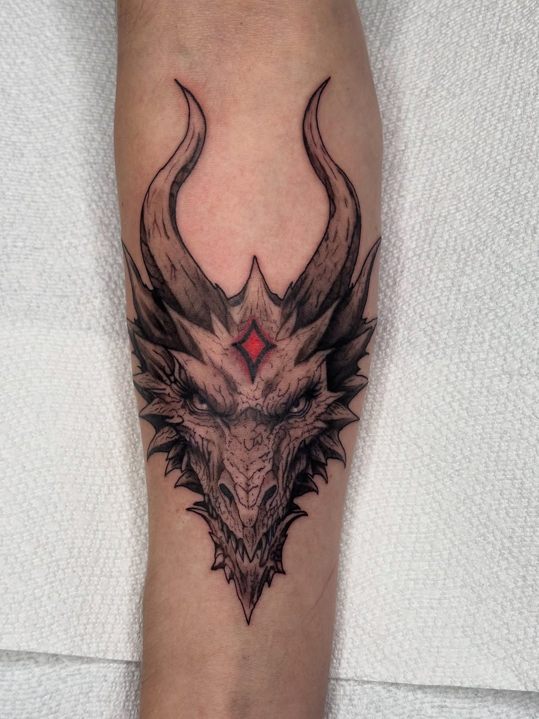 Tattoo by @kyshae.tattoos — realism, dark_realism