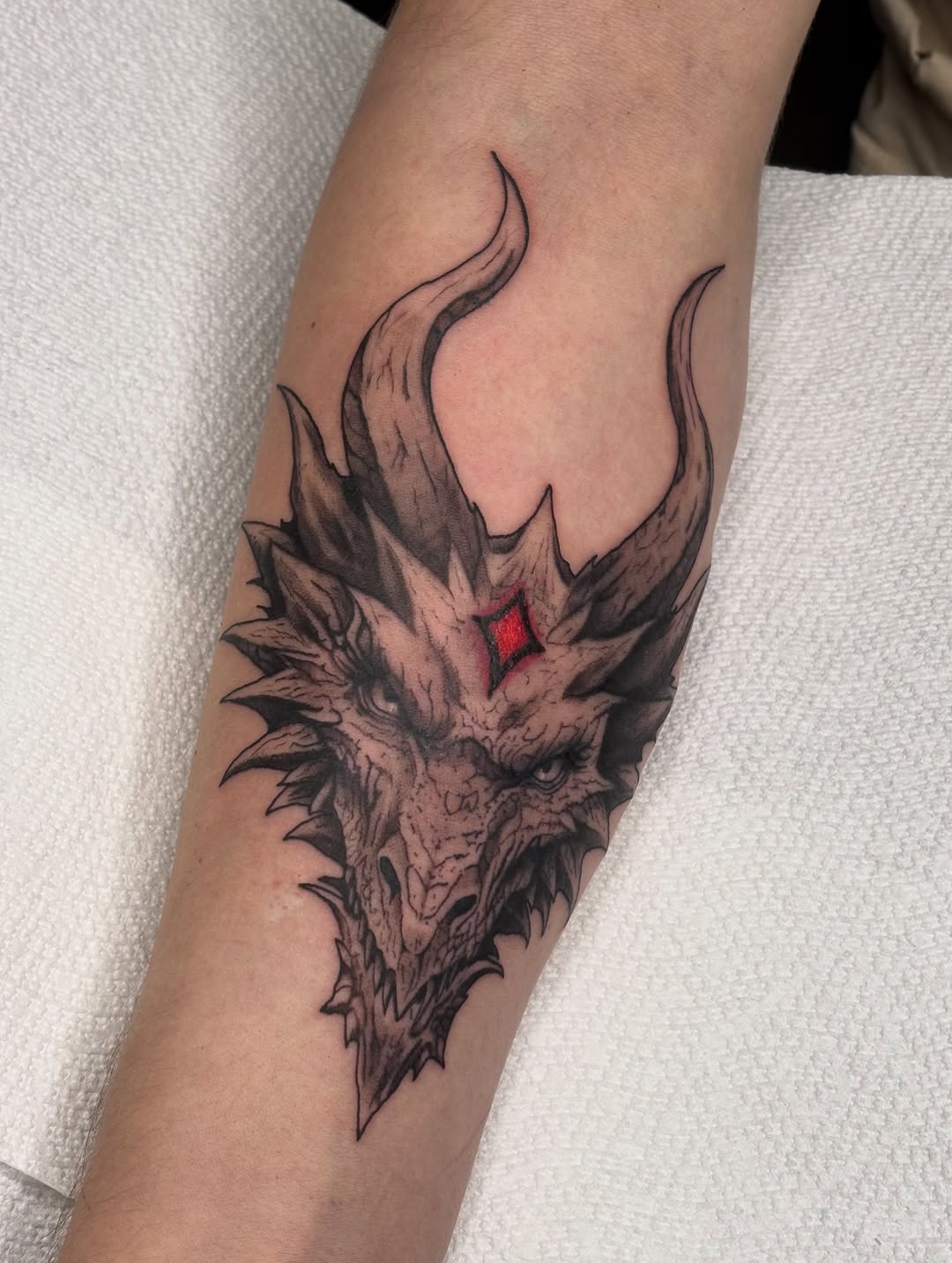 Tattoo by @kyshae.tattoos — realism, dark_realism