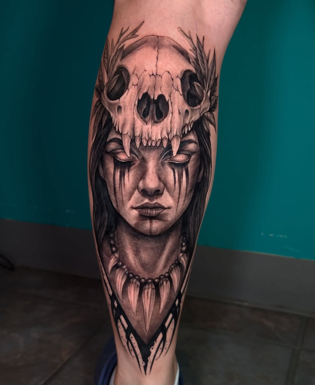 Tattoo by @arik.tattoo โ realism, dark_realism