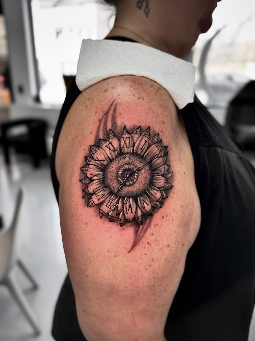 Tattoo by @eriktats13 โ realism, black_and_grey