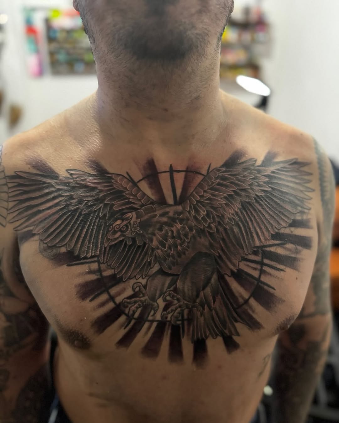 Tattoo by @jonnyriostattoo — black_and_grey, realism