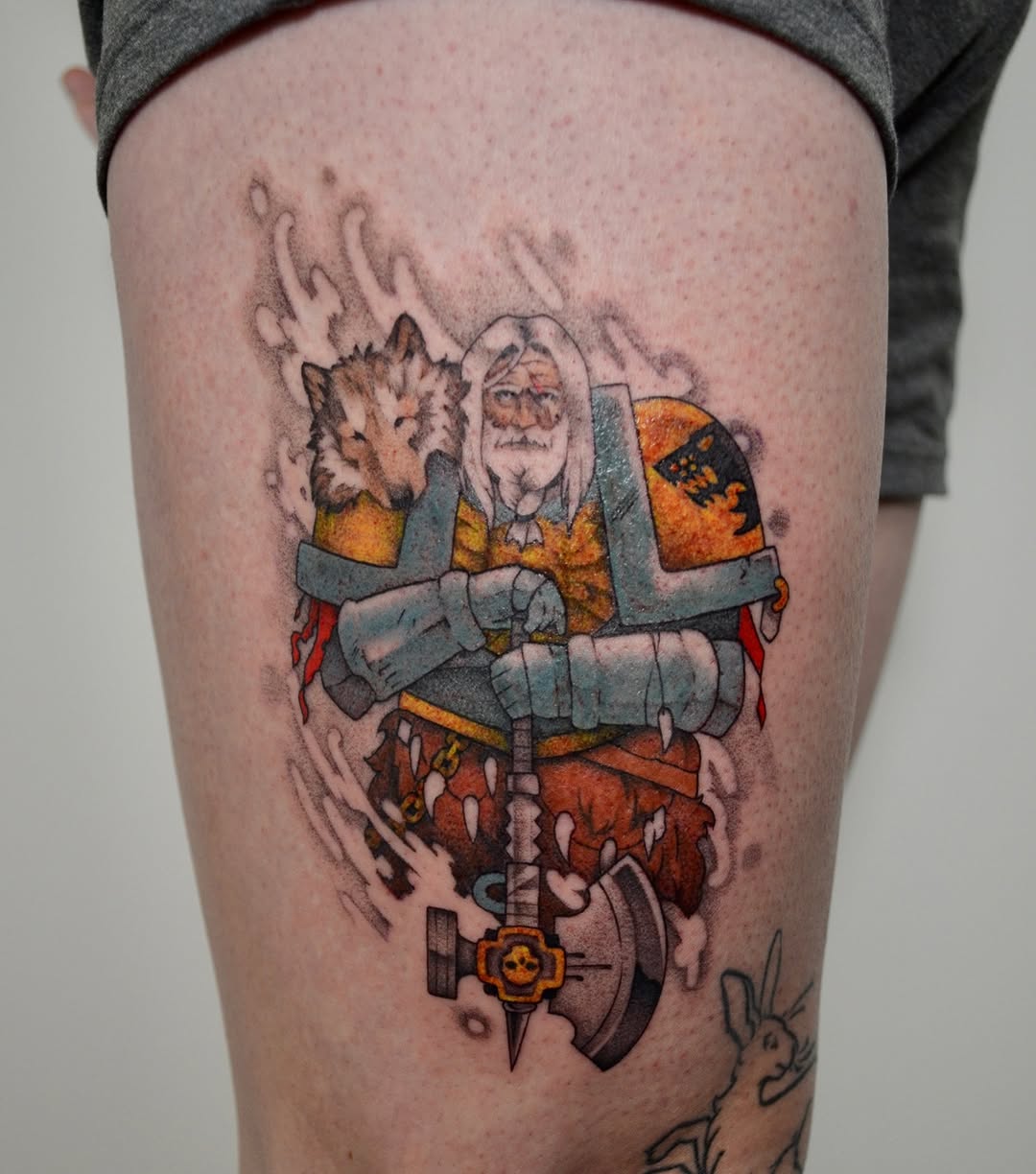 Tattoo by @vulgarviolets — new_school