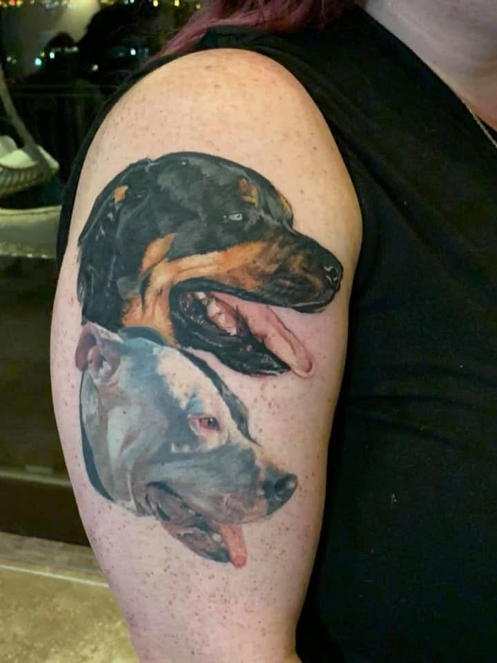 Tattoo by @nestormurrayart โ realism, black_and_grey