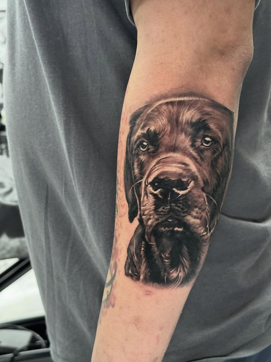Tattoo by @nestormurrayart โ realism, black_and_grey