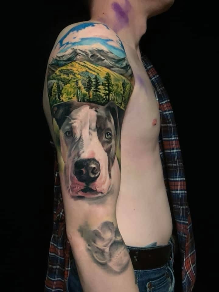 Tattoo by @nestormurrayart โ realism, black_and_grey