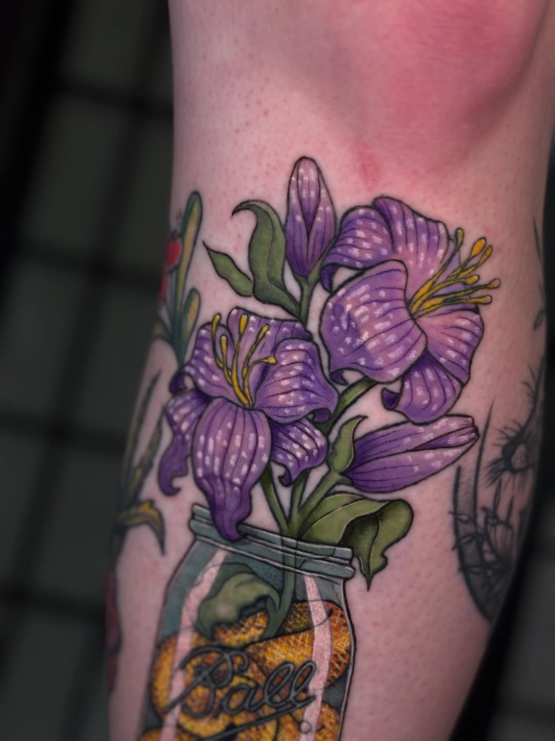 Tattoo by @damnginatattoos — realism, trash_polka