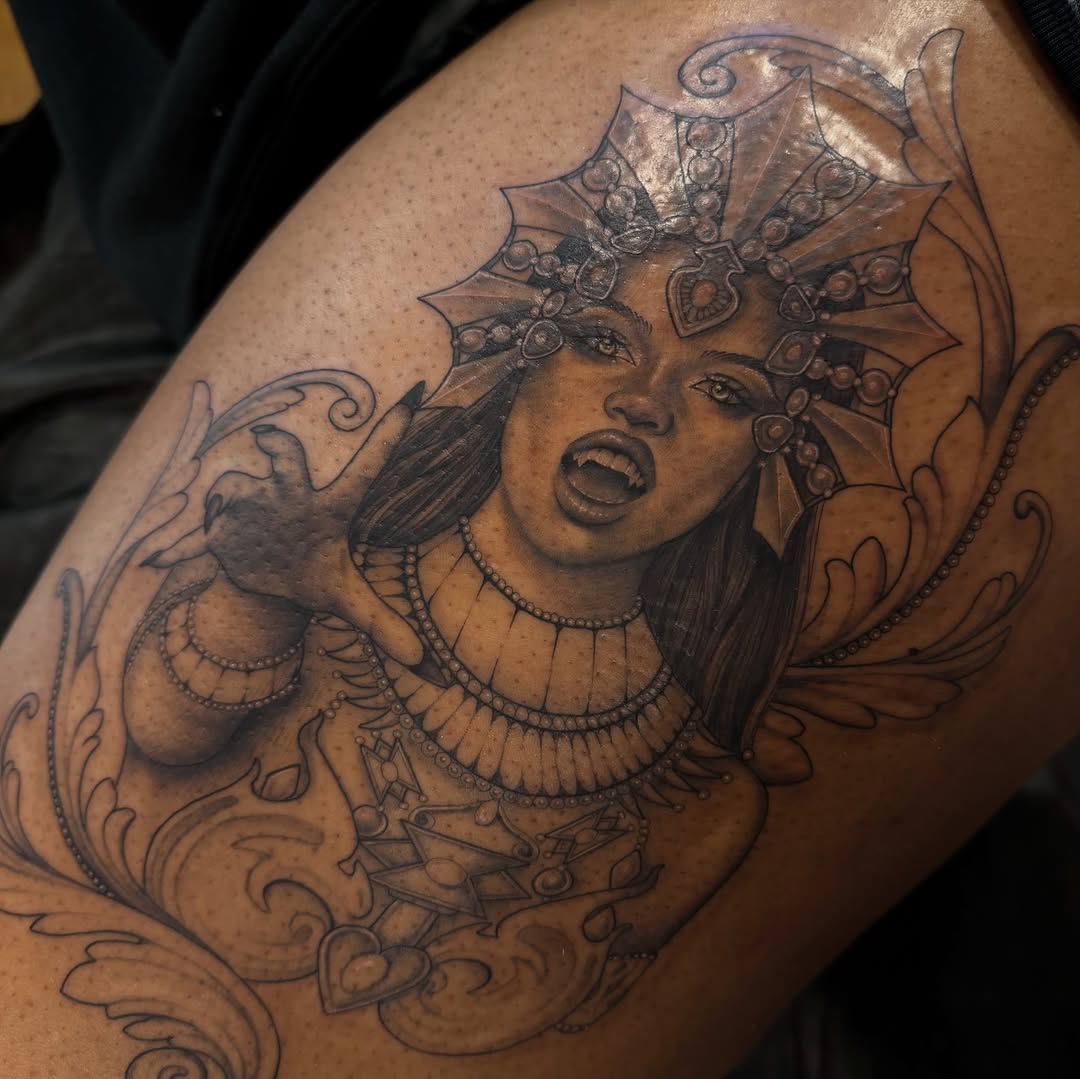 Tattoo by @jadenbelle_j — realism, black_and_grey