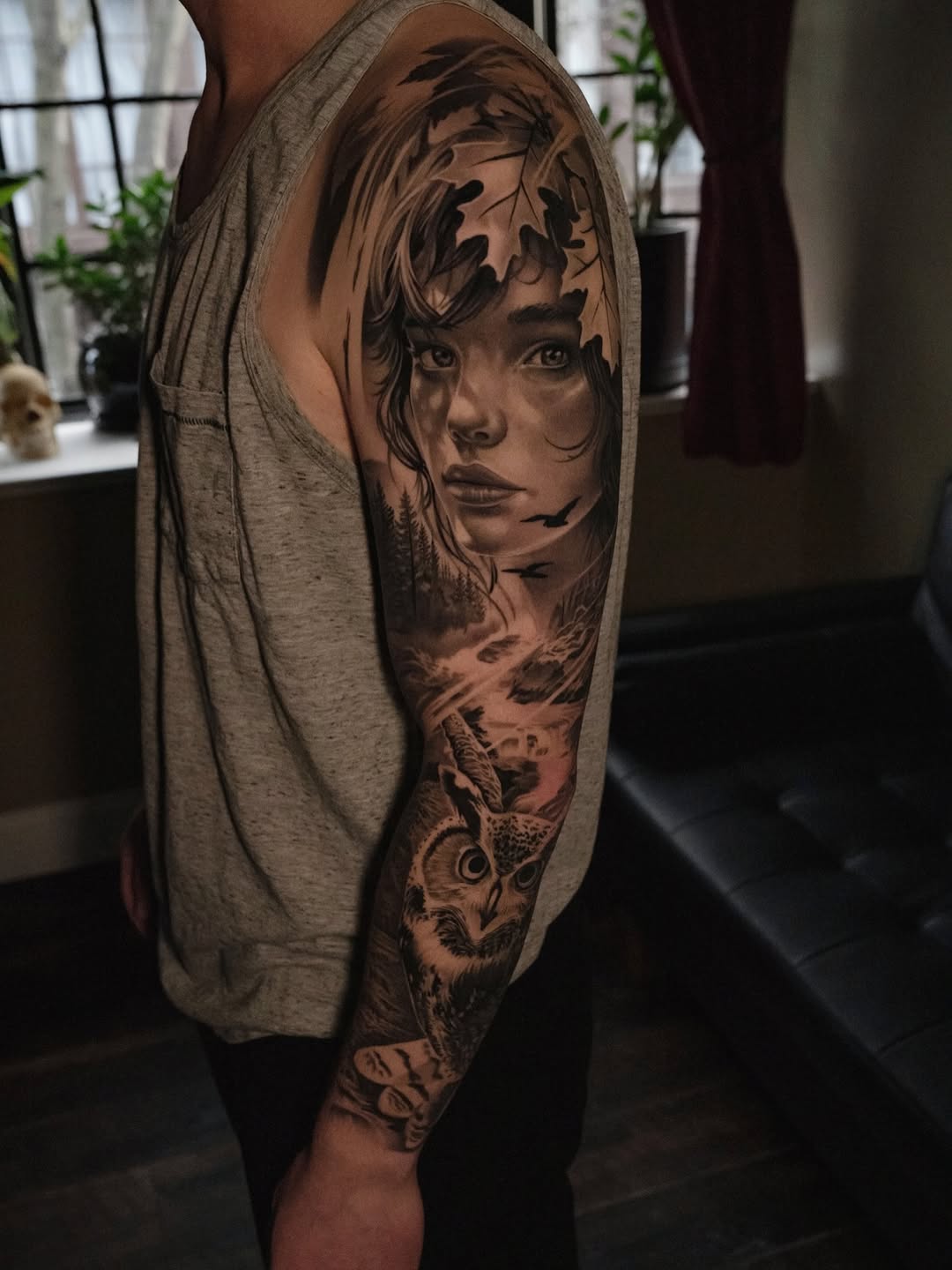 Tattoo by @kotytattoos — realism, black_and_grey