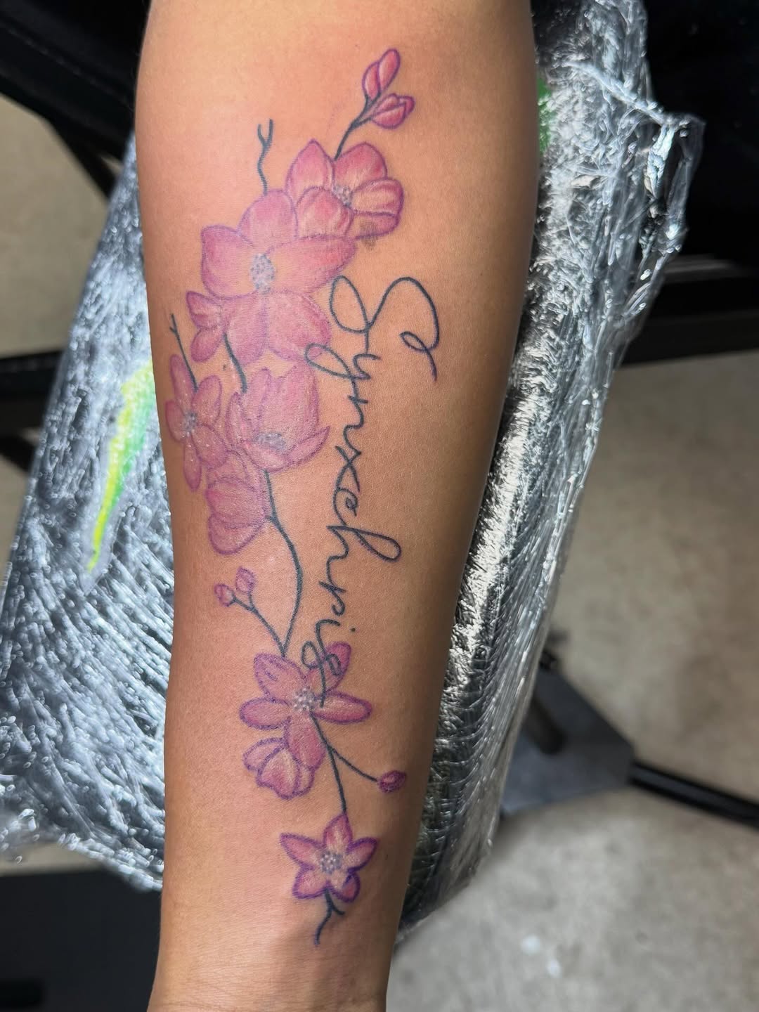 Tattoo by @lulutatt2s — fine_line, lettering_script