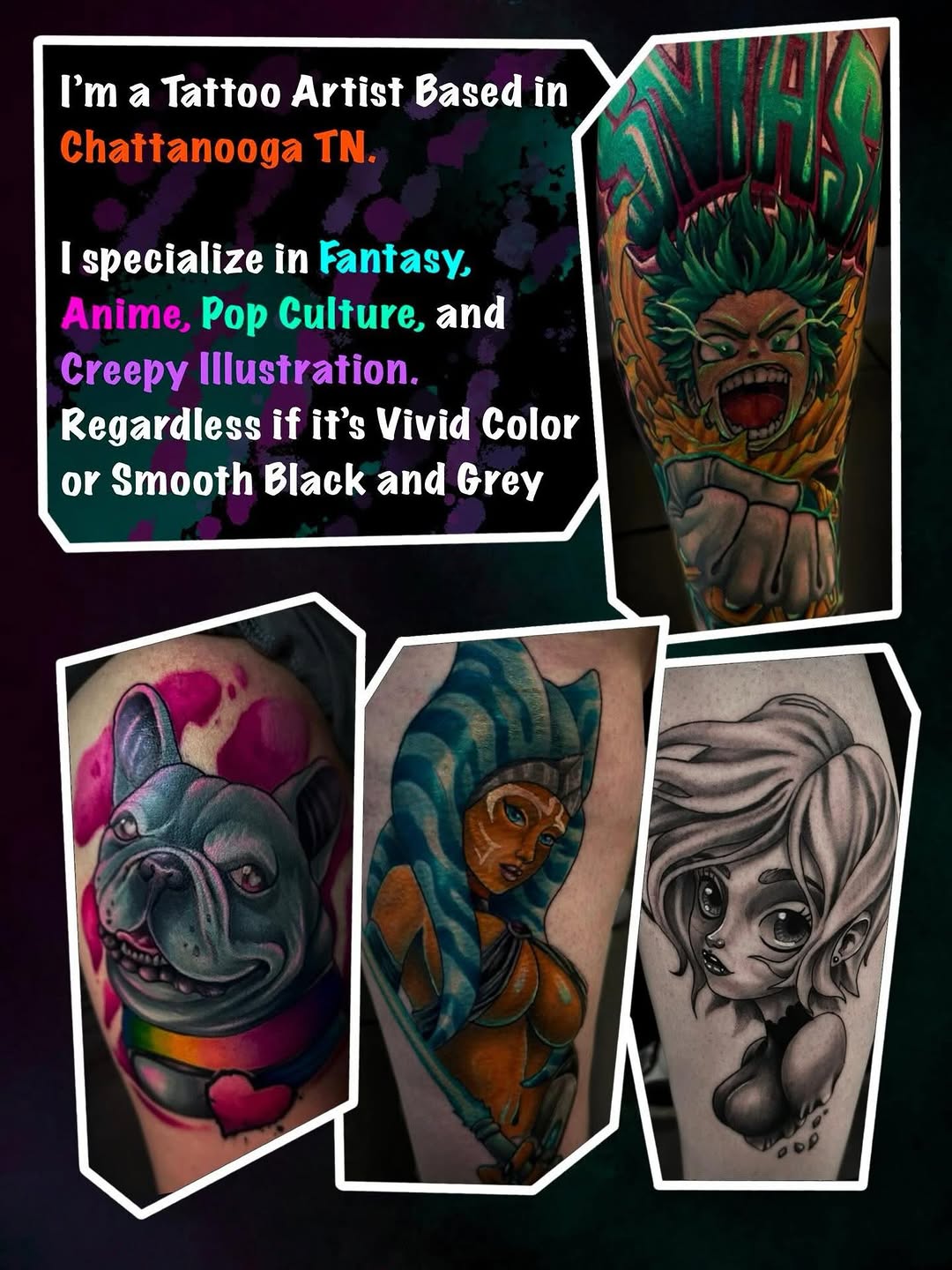 Tattoo by @tattoosbyandrewluce — anime, new_school