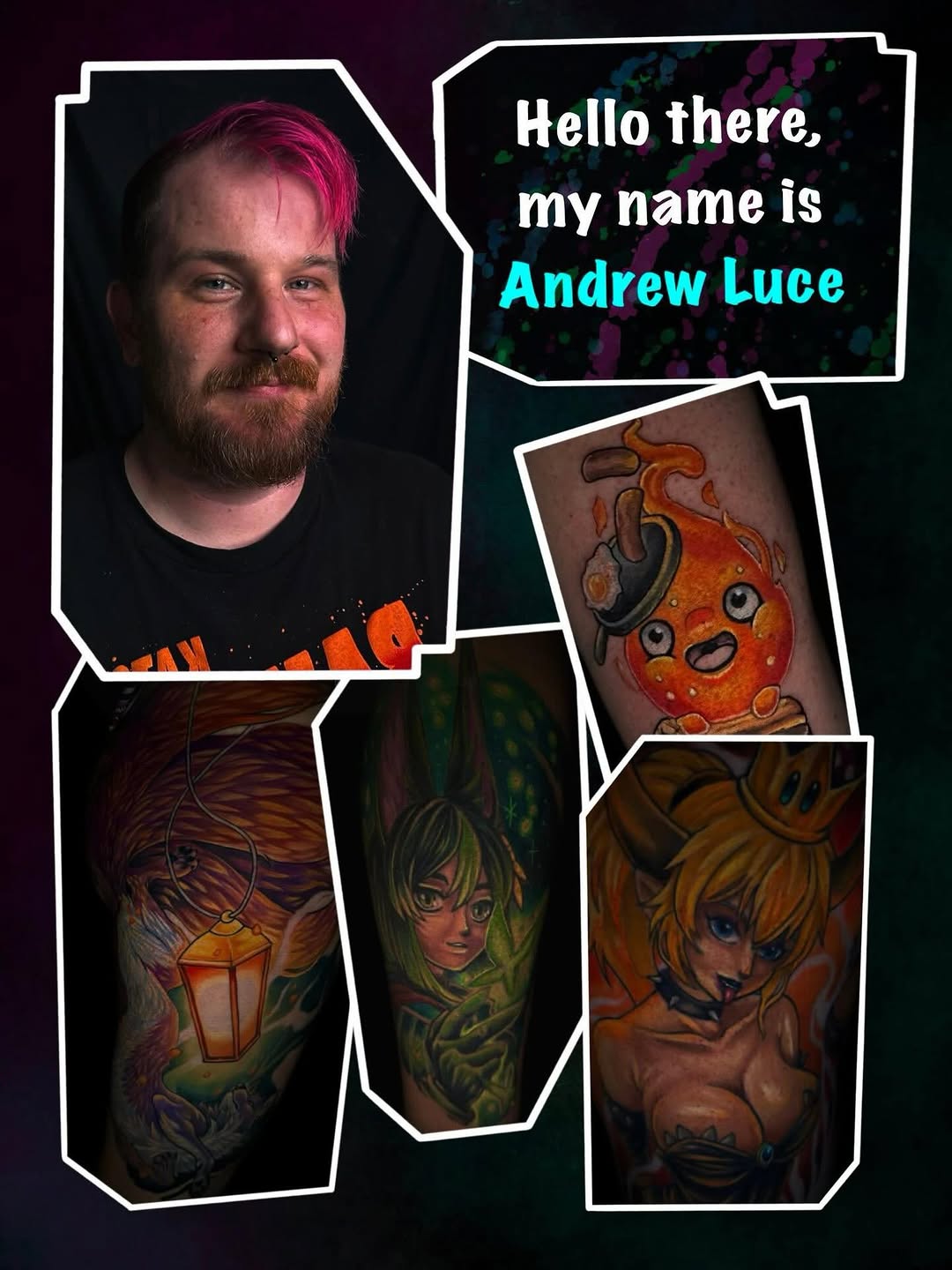 Tattoo by @tattoosbyandrewluce — anime, realism