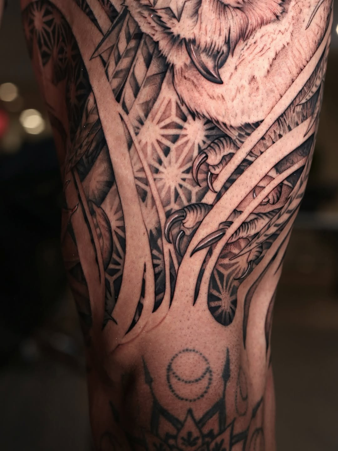 Tattoo by @stevefranciosa.tattoos — realism, geometric