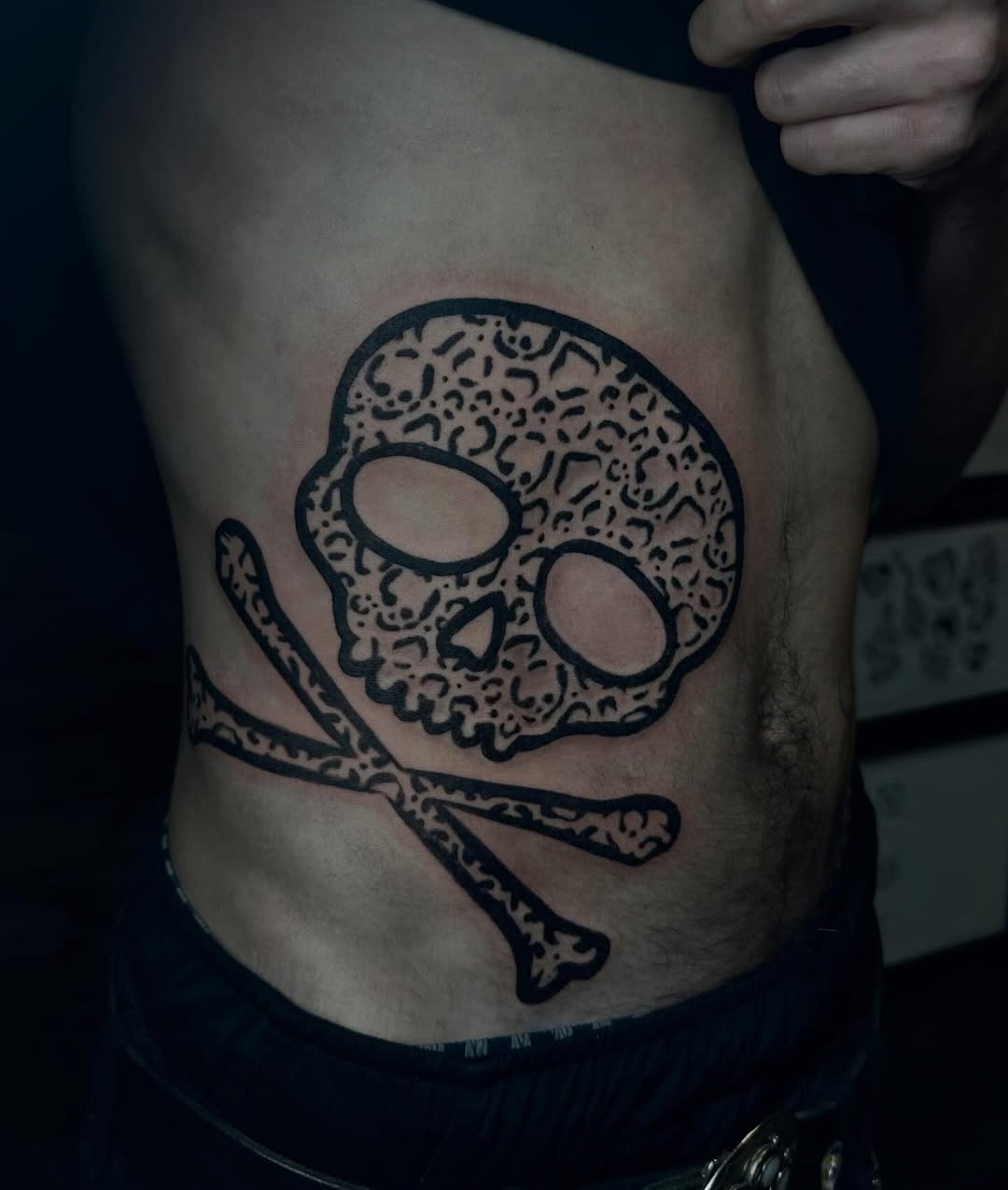 Tattoo by @thirteentatz — blackwork
