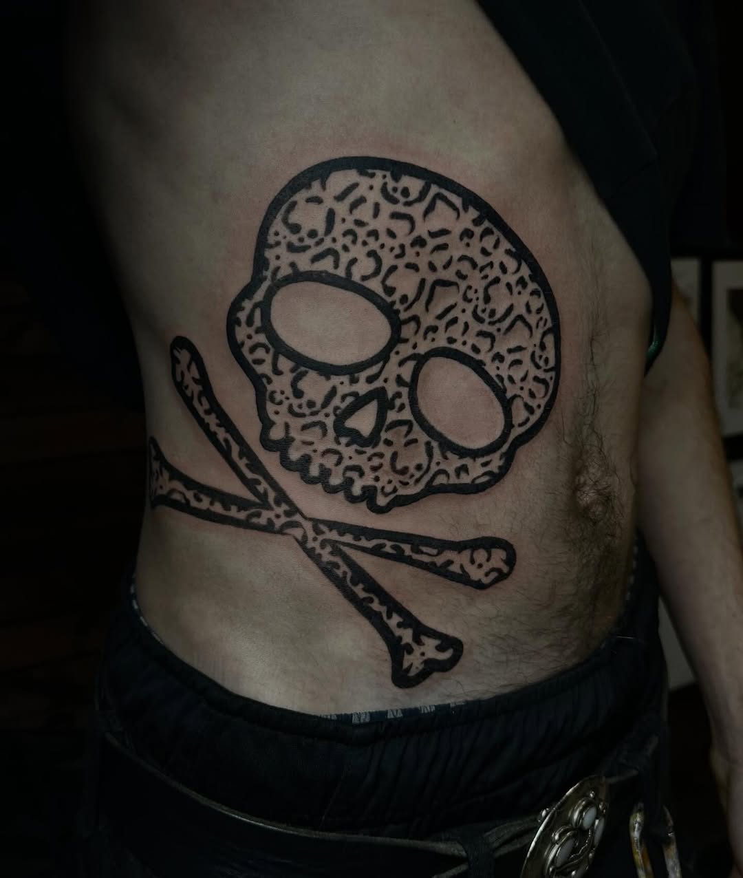 Tattoo by @thirteentatz — blackwork