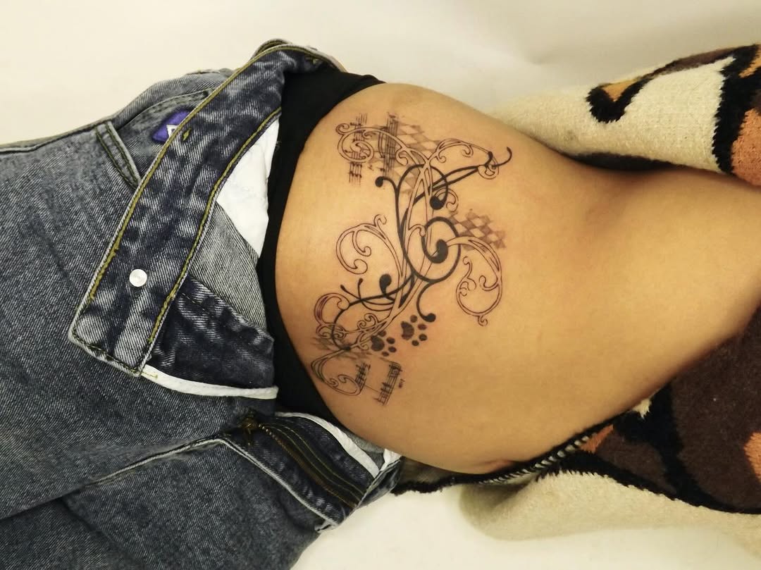 Tattoo by @blu.you — lettering_script, ornamental