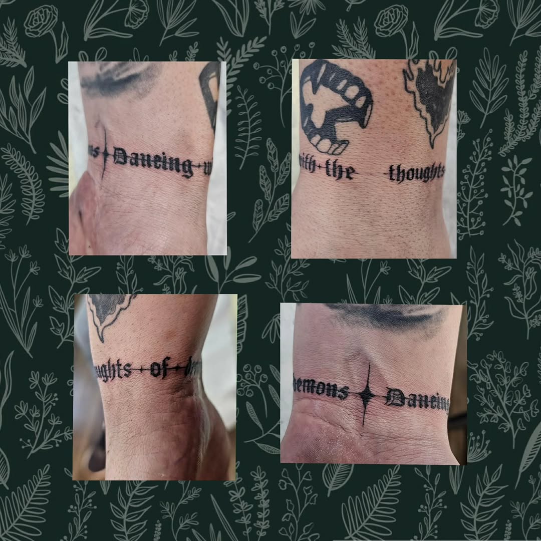 Tattoo by @thefabledtattooist — lettering_script