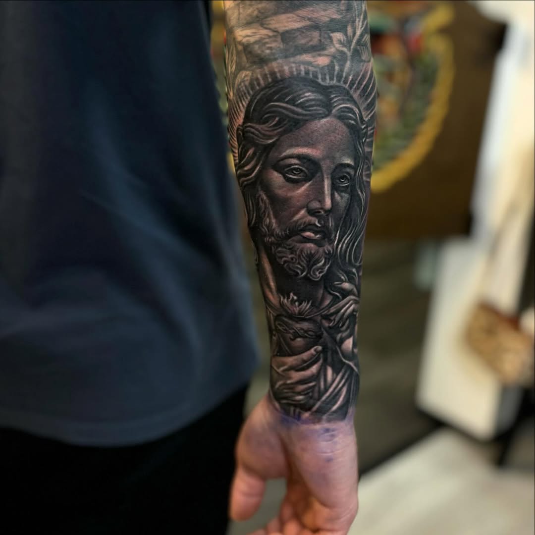 Tattoo by @official_willoink โ realism, black_and_grey