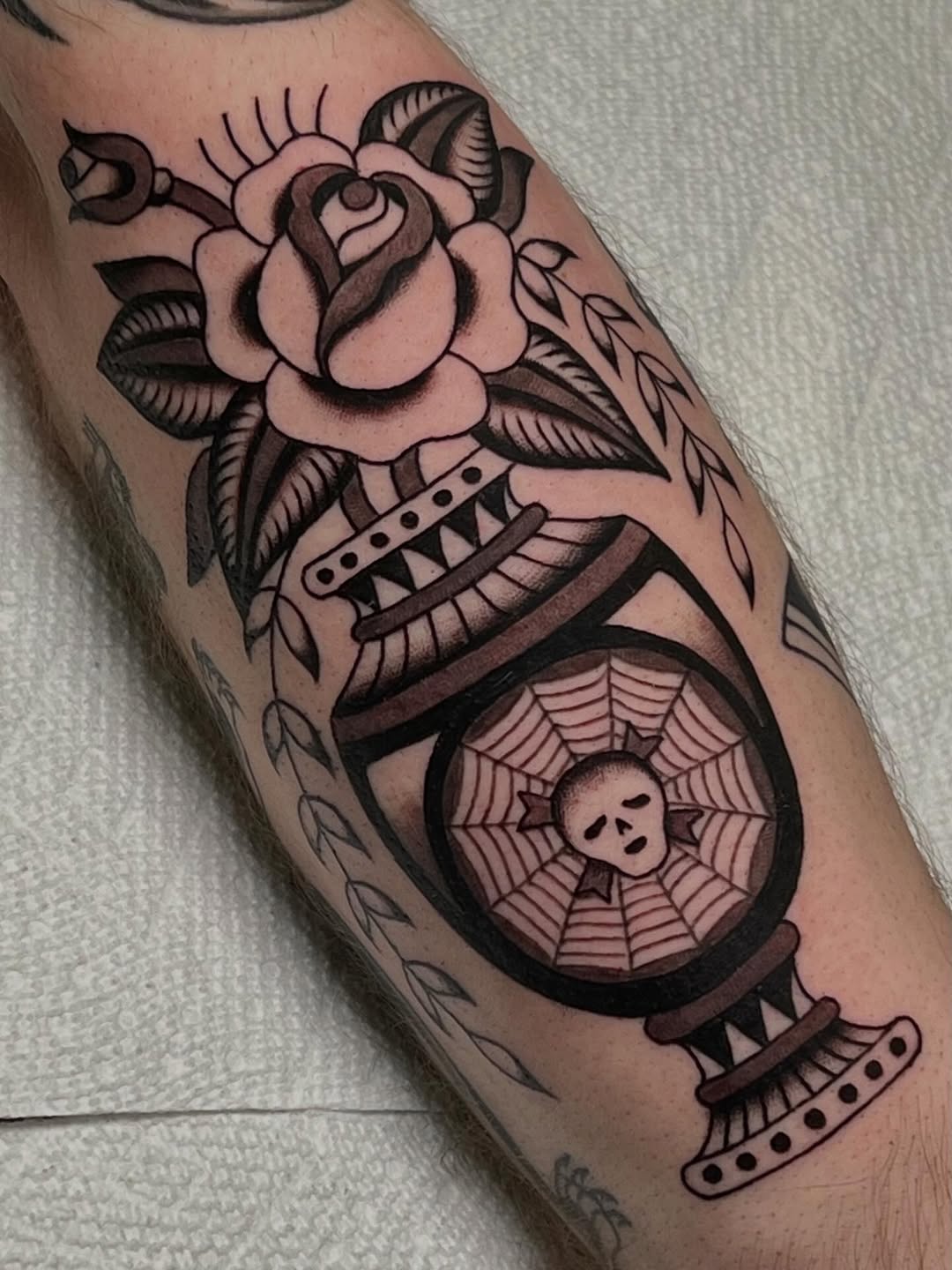 Tattoo by @livleotattoo — american_traditional, black_and_grey