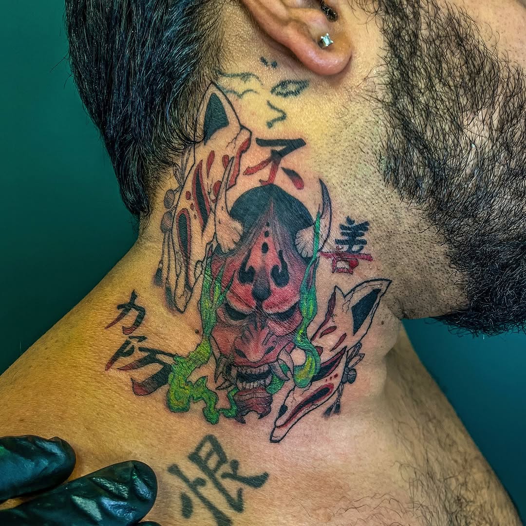 Tattoo by @gat_ink — japanese_irezumi, black_and_grey