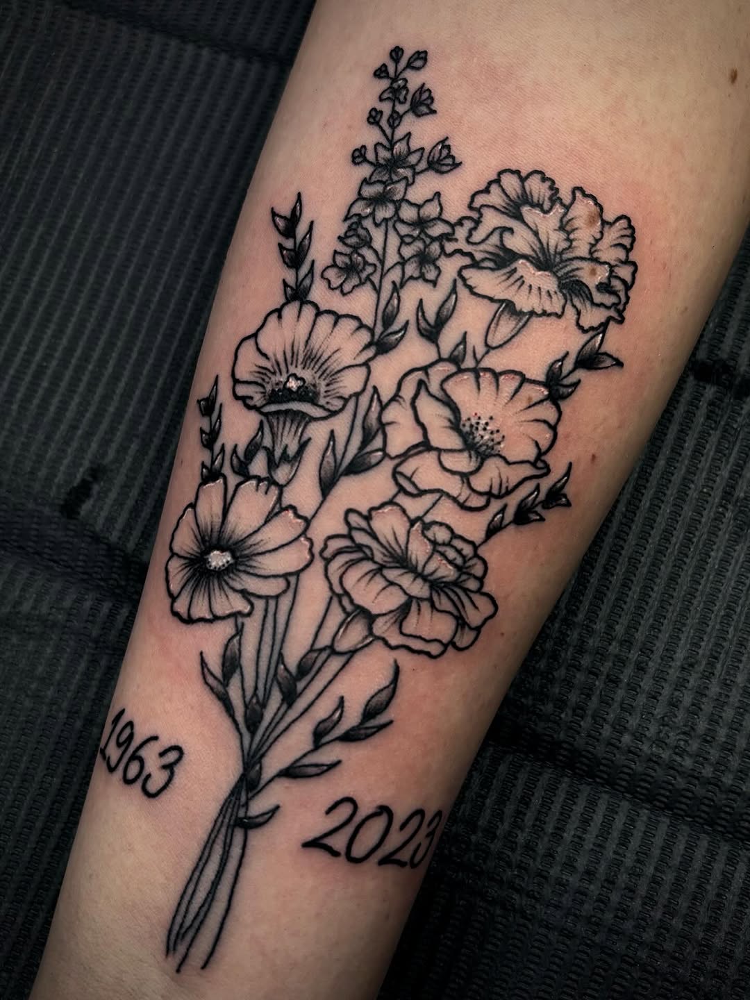 Tattoo by @electricladyink โ fine_line, lettering_script