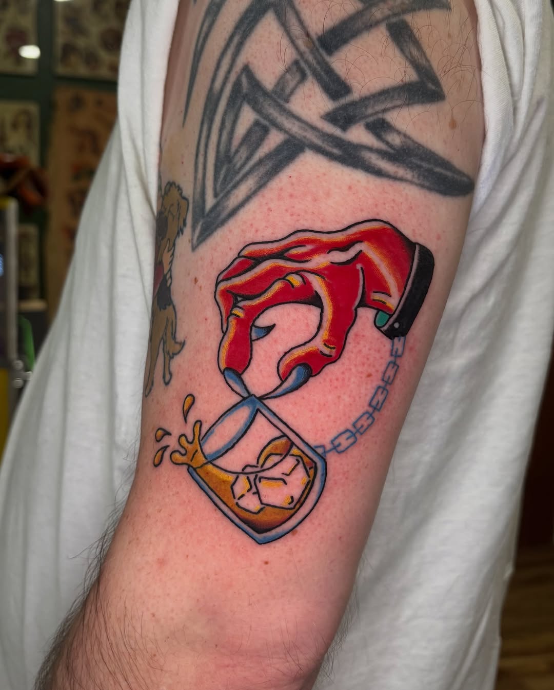 Tattoo by @mobunniemoproblems — american_traditional, illustrative