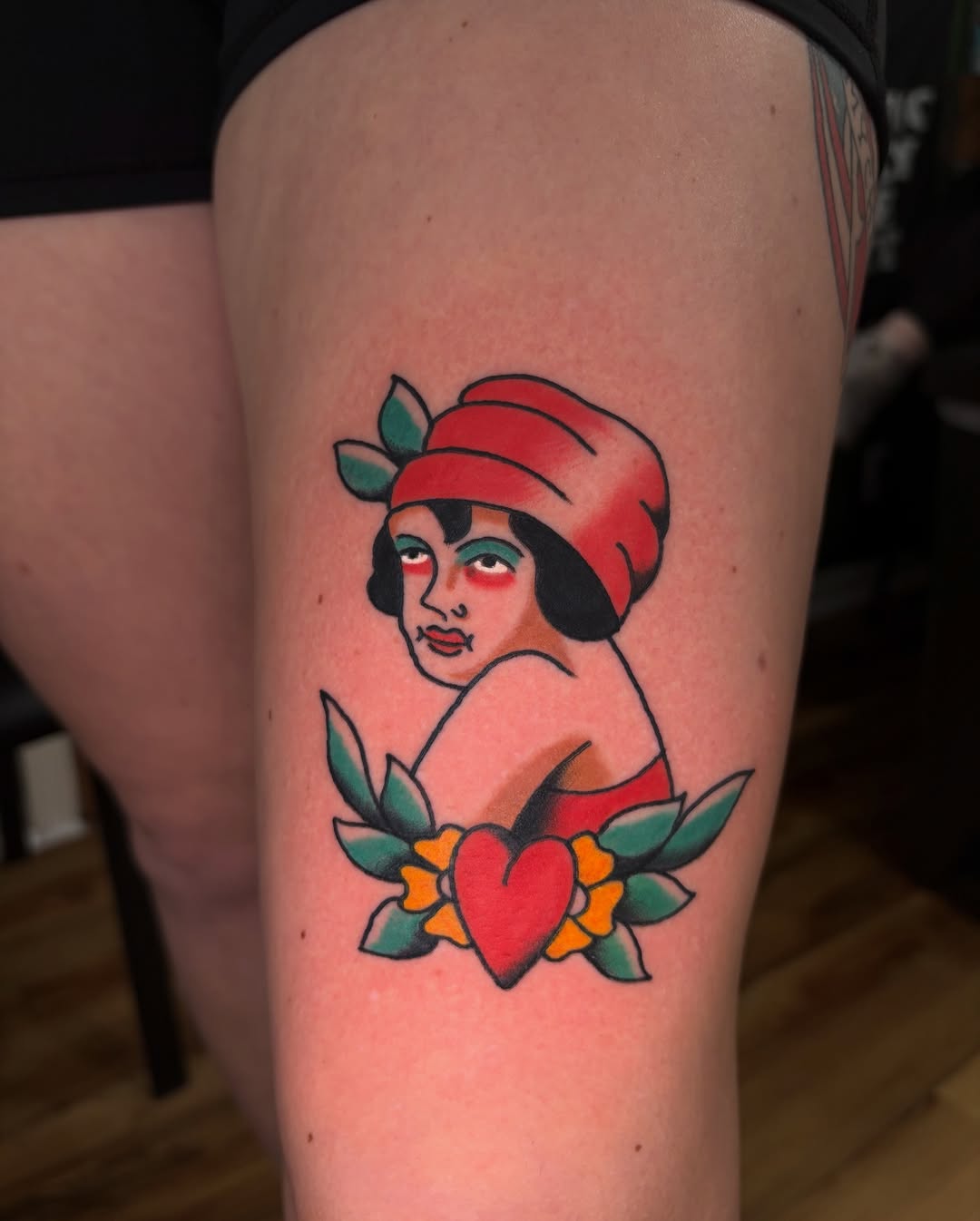 Tattoo by @mobunniemoproblems — american_traditional