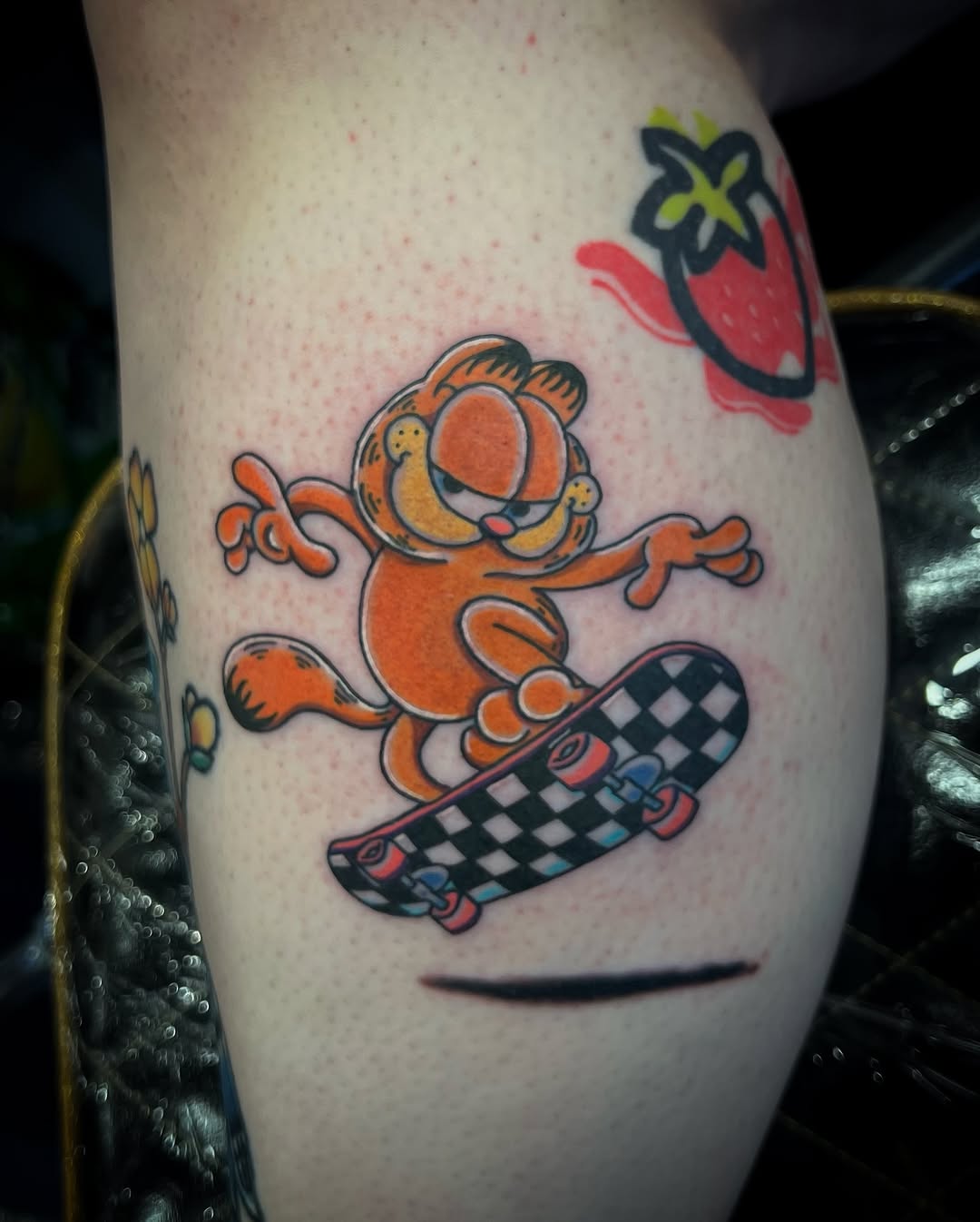Tattoo by @mobunniemoproblems — illustrative, new_school
