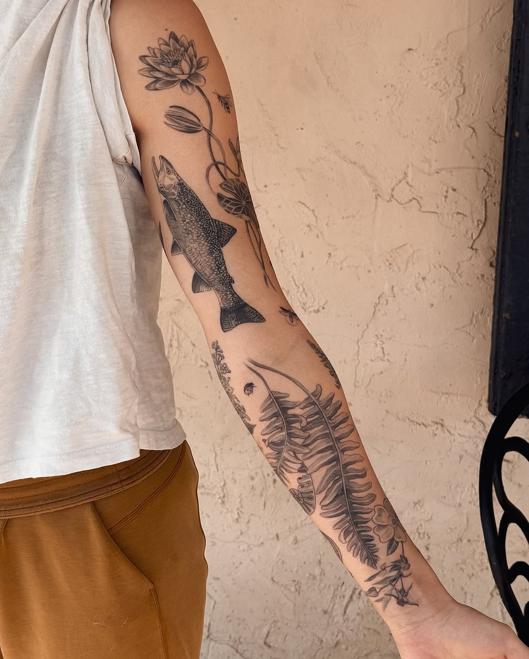 Tattoo by @cailintattoos — illustrative, black_and_grey