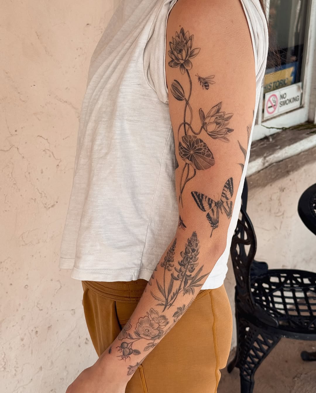 Tattoo by @cailintattoos — illustrative, black_and_grey