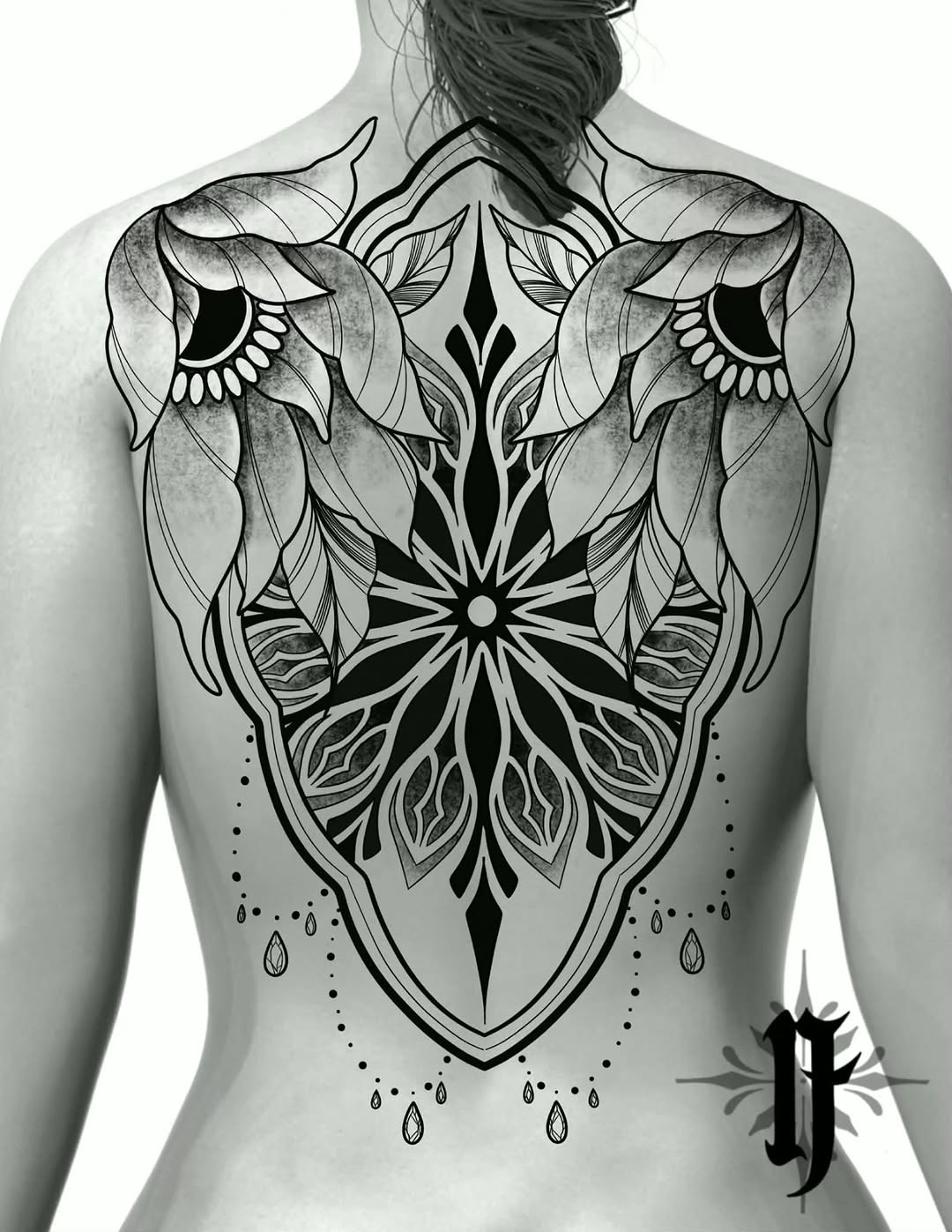 Tattoo by @needleandthorntattoo — geometric, ornamental